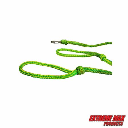 Extreme Max Extreme Max 3006.3132 BoatTector PWC Dock Line Value 2-Pack - 9', Green/Yellow 3006.3132